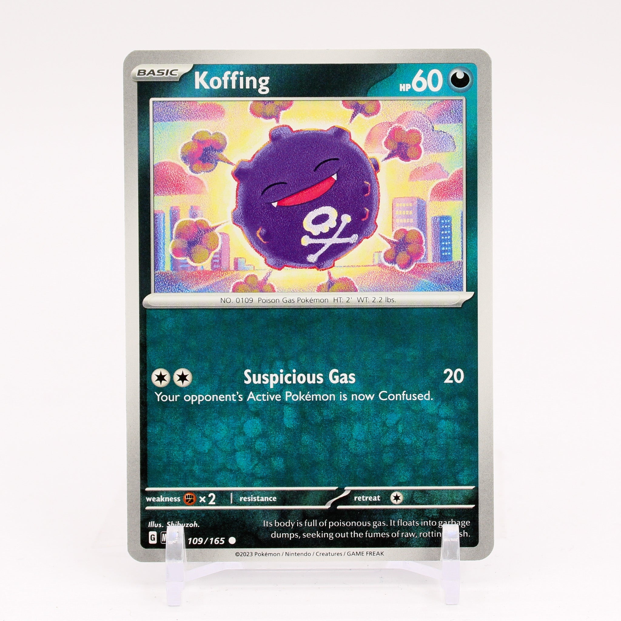 Koffing - 109/165 151 Common Pokemon - NM/MINT