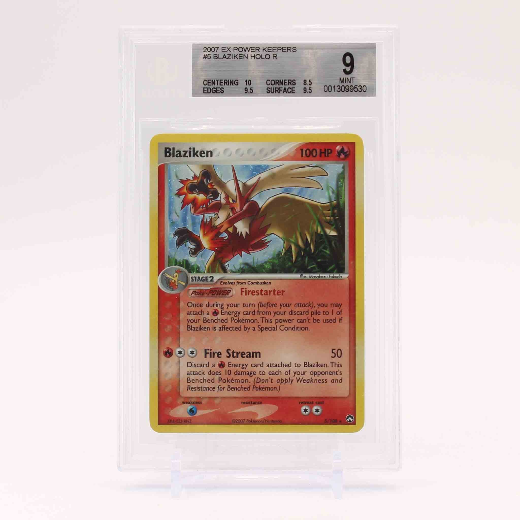 Blaziken - 5/108 BGS 9 Power Keepers Holo Rare Pokemon - MINT