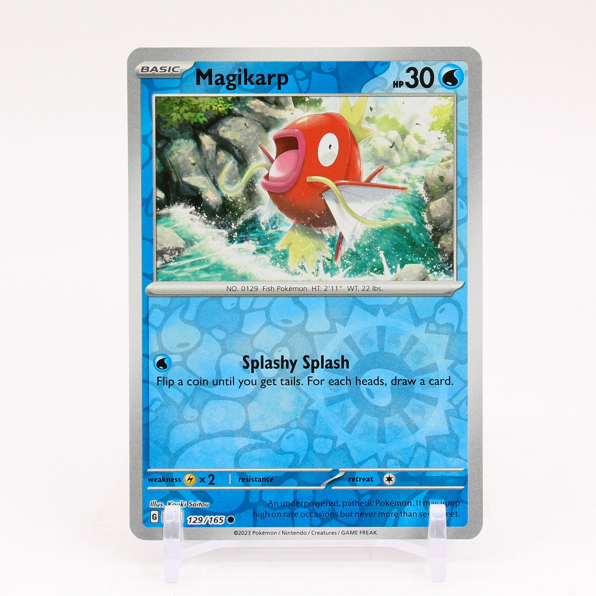 Magikarp - 129/165 151 Reverse Holo Common Pokemon - NM/MINT