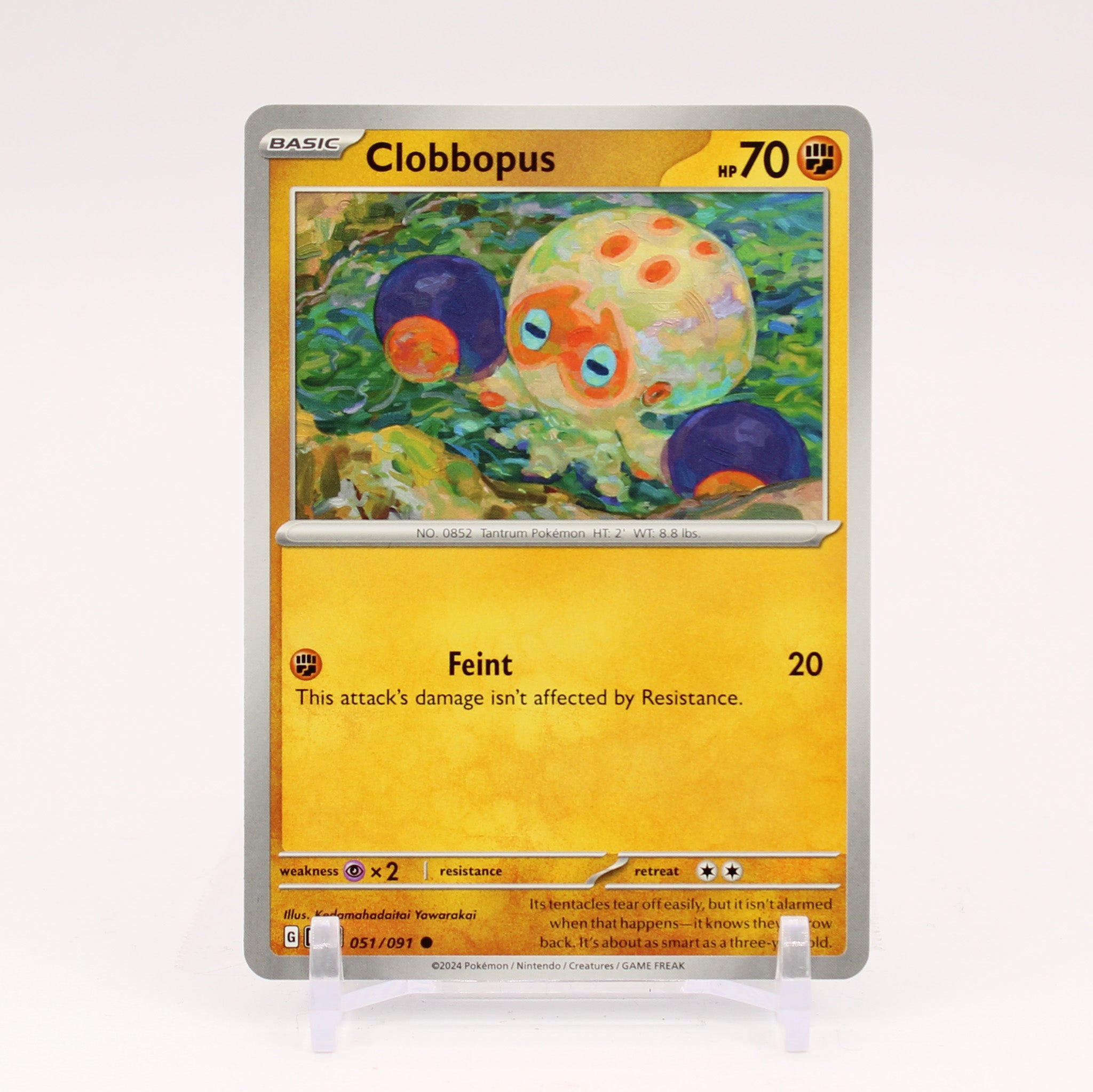 Clobbopus - 051/091 Paldean Fates Pokemon - NM/MINT