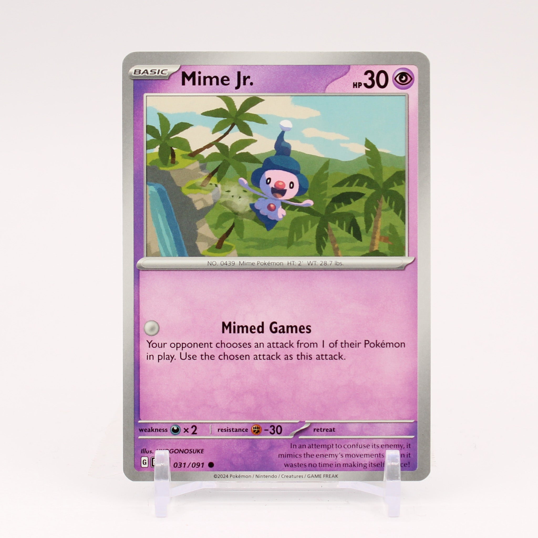 Mime Jr. - 031/091 Paldean Fates Pokemon - NM/MINT