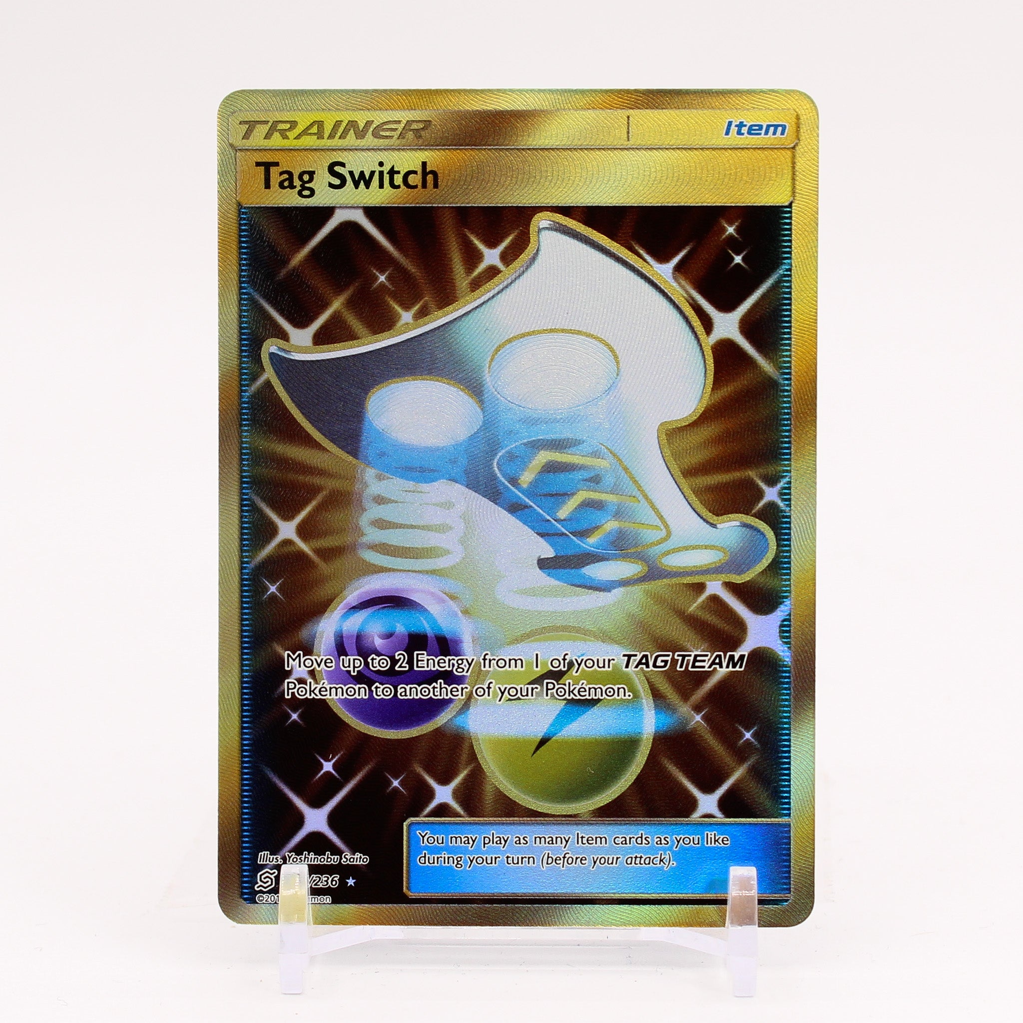 Tag Switch - 254/236 Unified Minds Gold Trainer - NM/MINT
