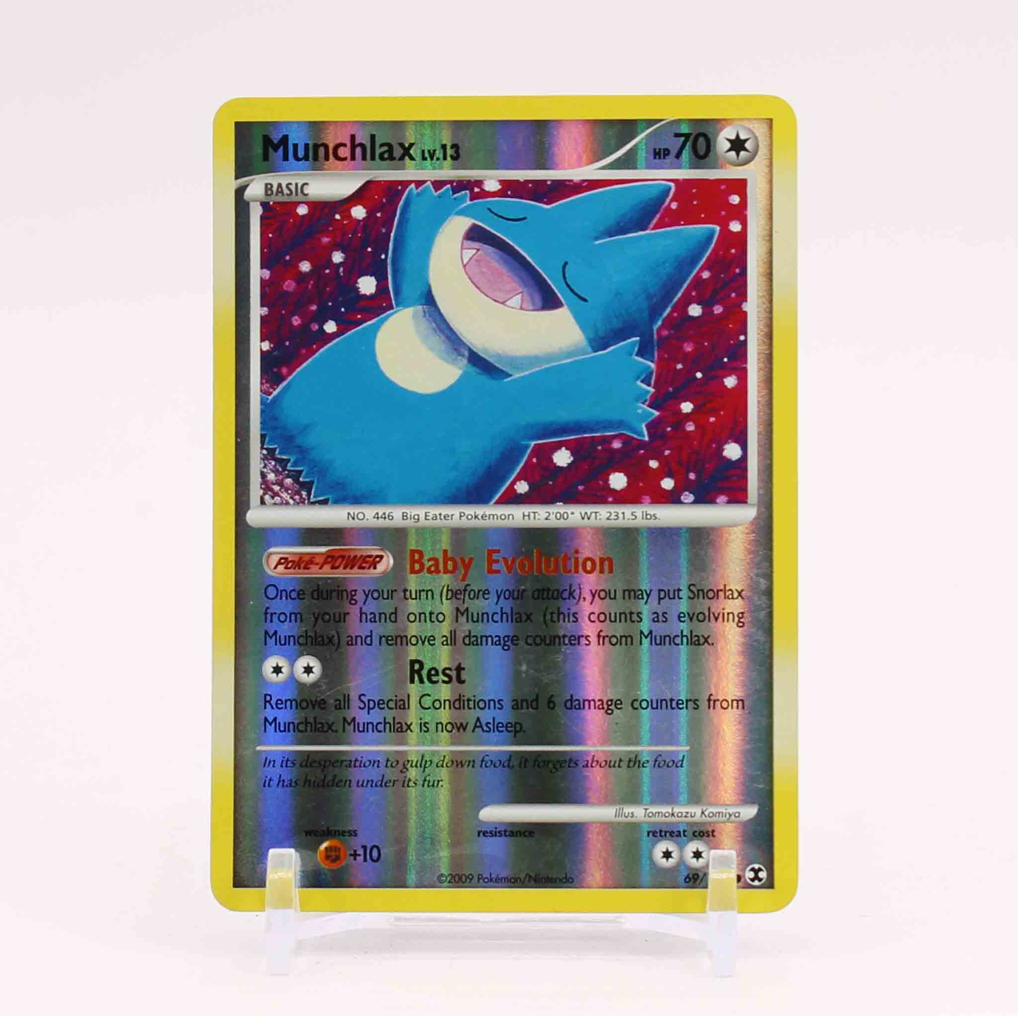 Munchlax - 69/111 Rising Rivals Reverse Holo Pokemon - LP