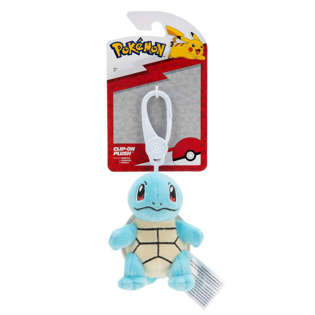 Pokemon Plush - 3 1/2 inch Clip On: Squirtle