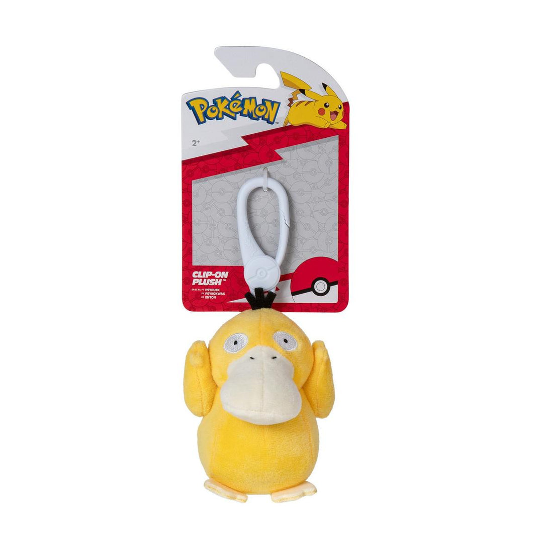 Pokemon Plush - 3 1/2 inch Clip On: Psyduck