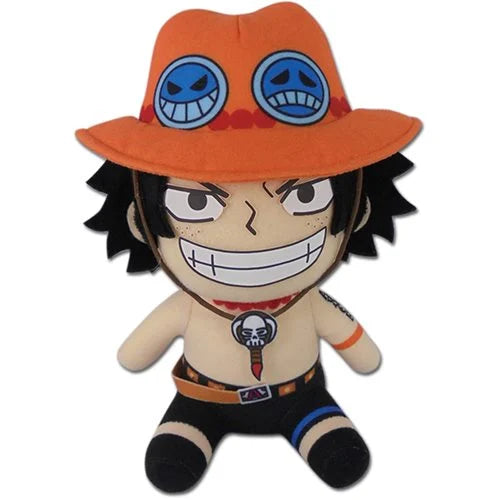 One Piece 8-Inch Plush - Ace Sitting