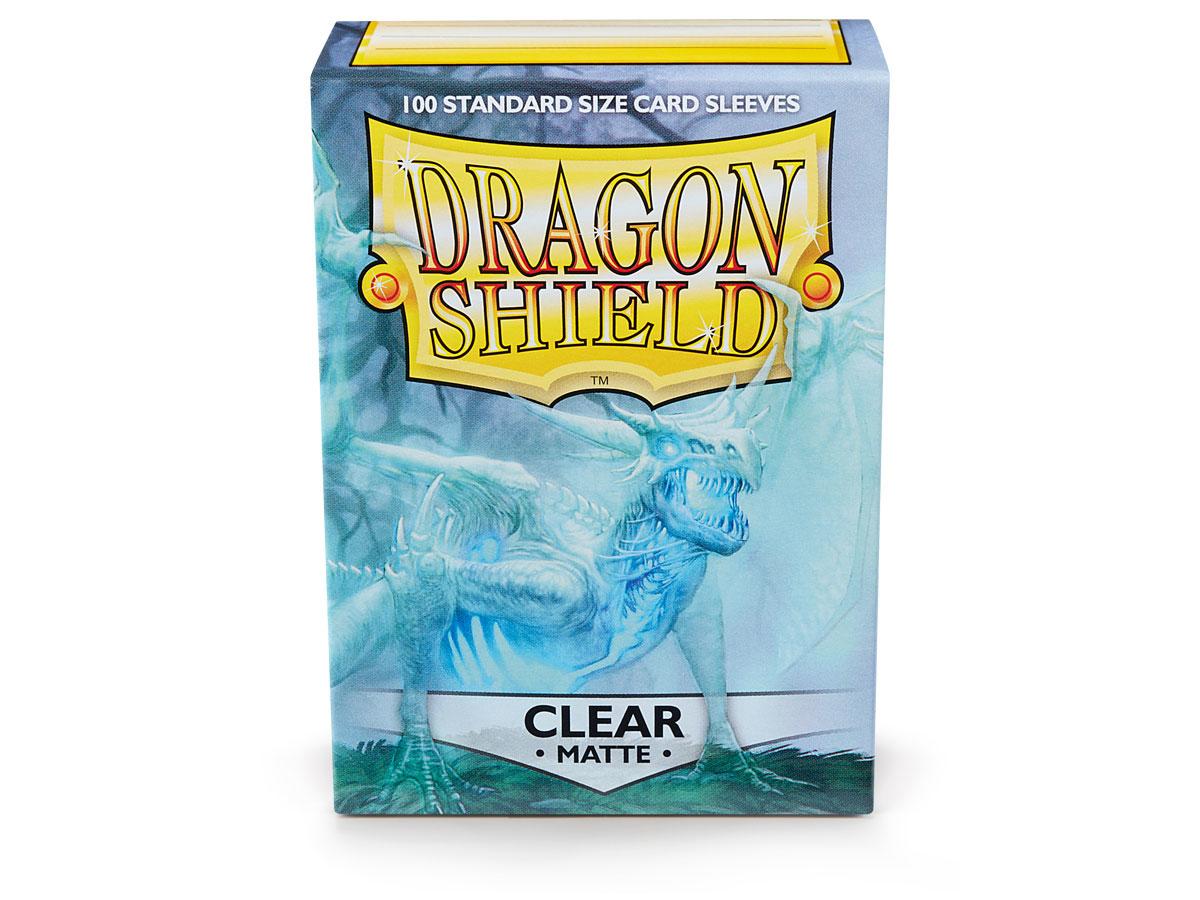 Dragon Shield Standard Card Sleeves - Matte Clear (100 Count)