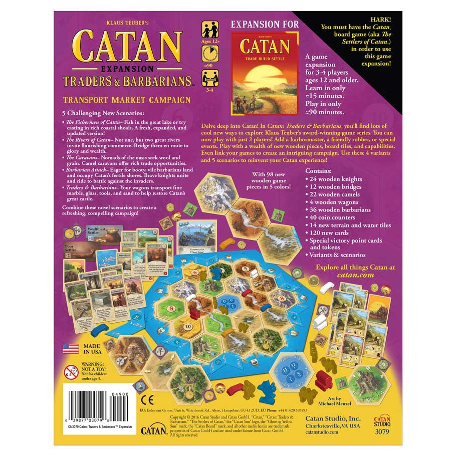 Games - Catan Studios - Catan: Traders & Barbarians Expansion