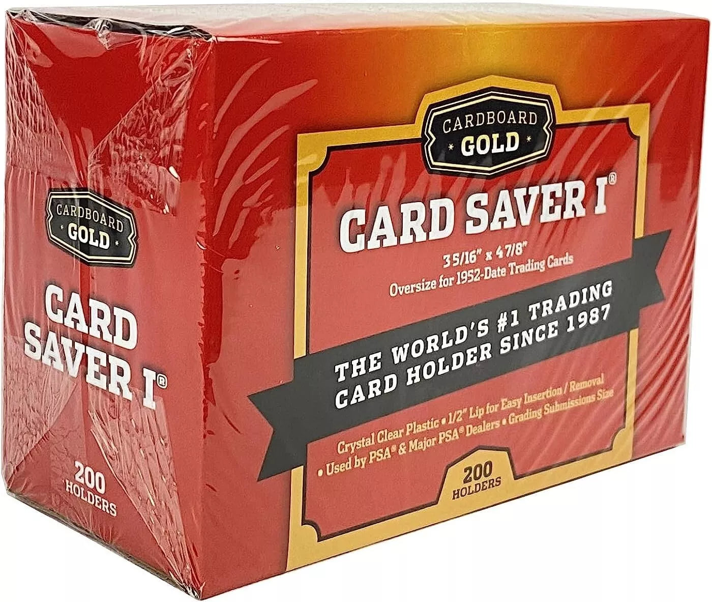 Cardboard Gold Card Saver 1 Semi Rigid Holder - 200
