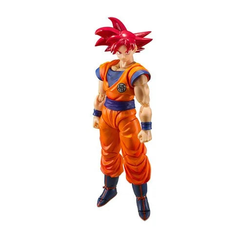 SH Figuarts - Dragon Ball Z Action Figure - Super Saiyan God Son Goku Instilled with the Light of Righteous Hearts