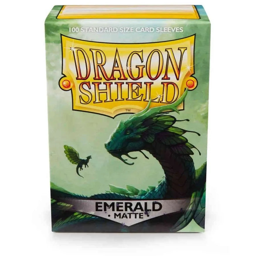 Dragon Shield Standard Card Sleeves - Matte Emerald (100 count)