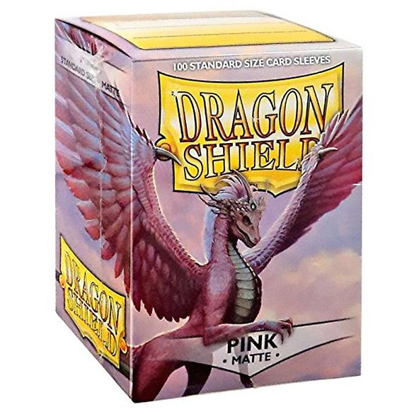 Dragon Shield Standard Card Sleeves - Matte Pink (100 Count)