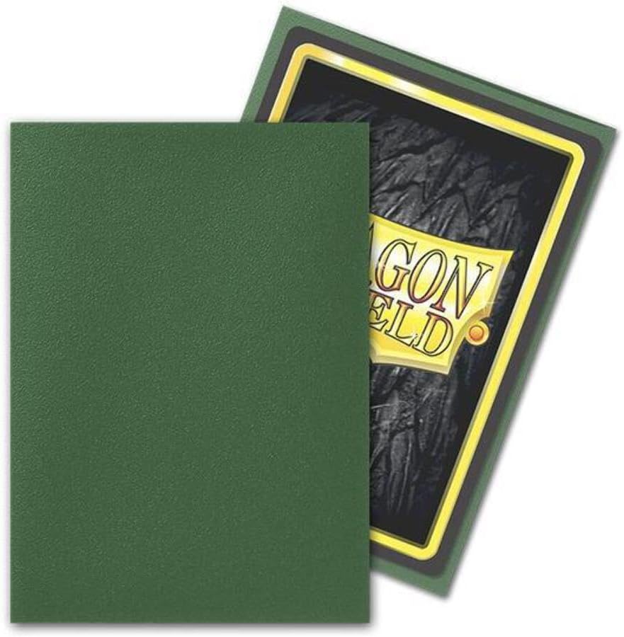 Dragon Shield Standard Card Sleeves - Matte Forest Green (100 Count)