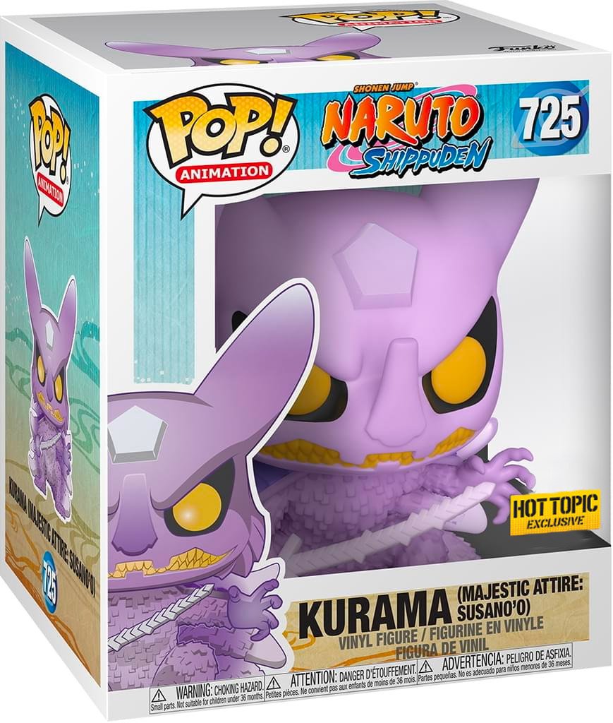 Funko Pop - Naruto Shippuden Vinyl Figure - Kurama 725 (Hot Topic Exc)