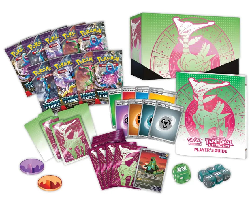 Pokemon ETB Elite Trainer Box - Scarlet & Violet: Temporal Forces (Iron Leaves)