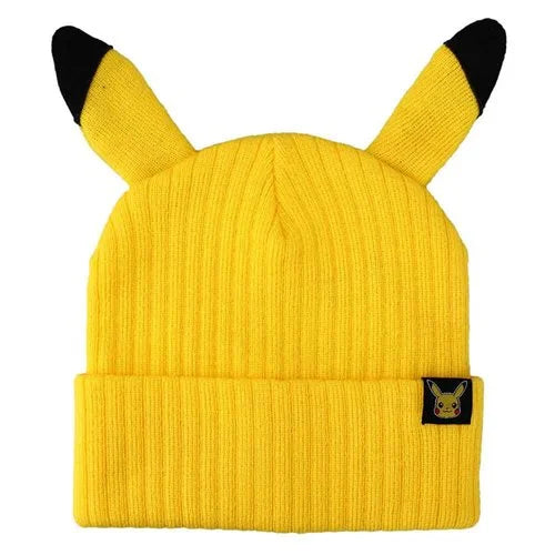 Pokemon 3D Cosplay Cuff Beanie - Pikachu