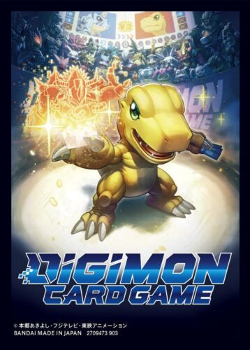 Digimon Card Game Official Licensed Sleeves - 2024 Set 1 Agumon