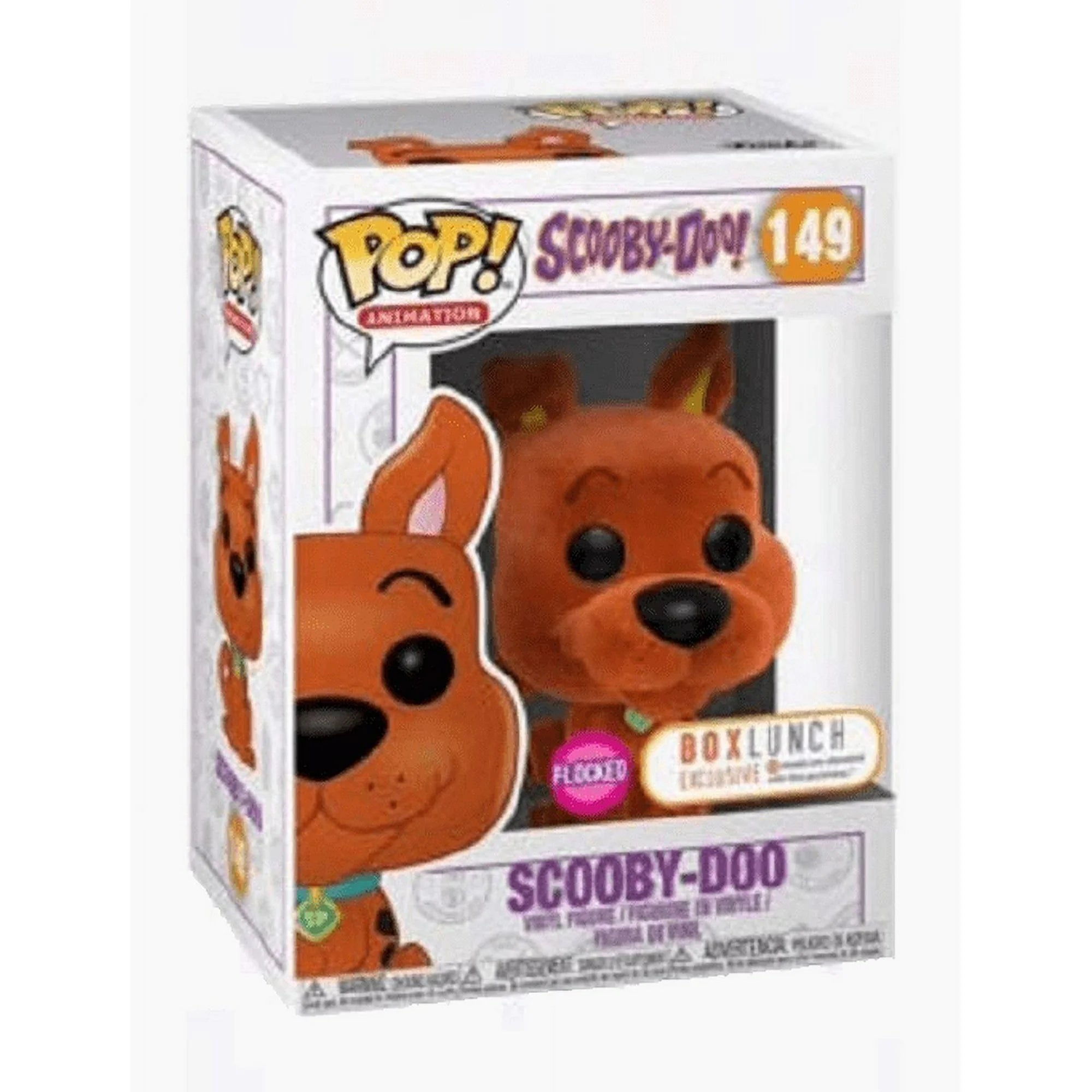 Funko Pop - Scooby Doo Vinyl Figure - Scooby Doo Flocked 149 Boxlunch