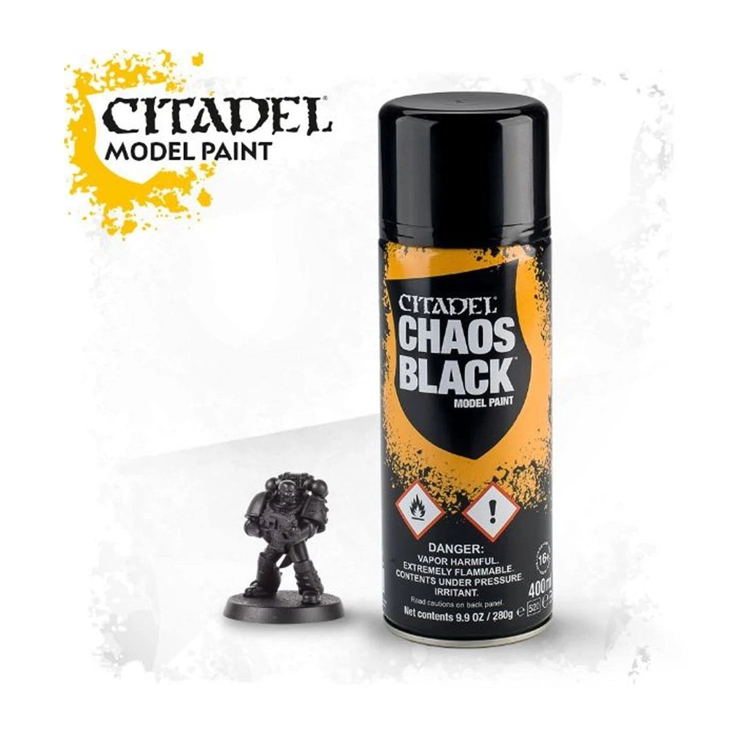 Hobby Paint - Citadel Colour Model Spray Paint Warhammer - Chaos Black