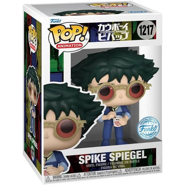 Funko Pop - Cowboy Bebop Vinyl Figure - Spike Spiegel With Noodles 1217 Exclusive