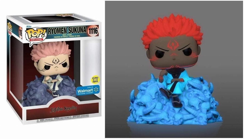 Funko POP - JJK Vinyl Figure - Ryomen Sukuna 1116 GITD Walmart Exc