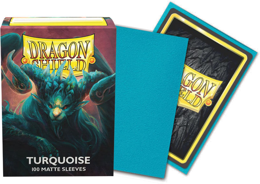 Dragon Shield Standard Card Sleeves - Matte Turquoise (100 Count)