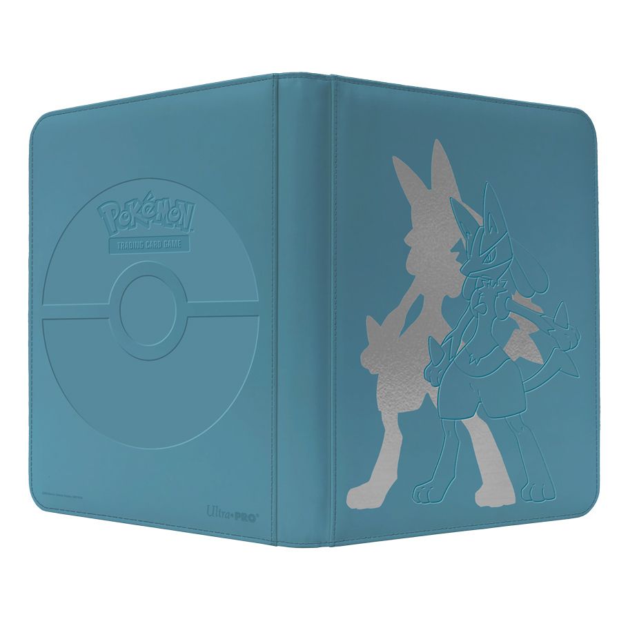 Pokemon PREMIUM Elite Binder - Ultra PRO Side Loading 9 Pocket - Lucario