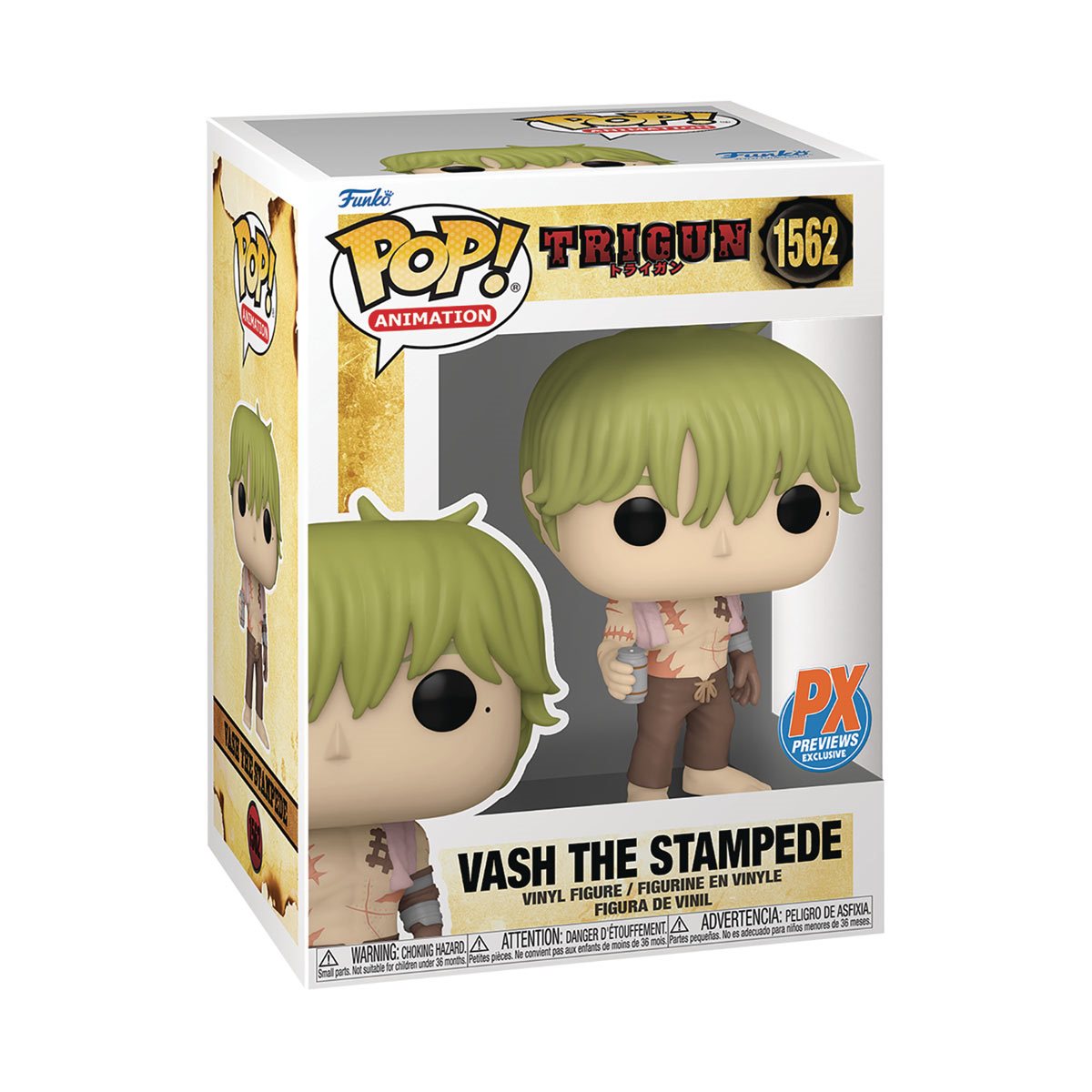 Funko Pop - Trigun Vinyl Figure - Vash The Stampede #1562 (PX EXC)