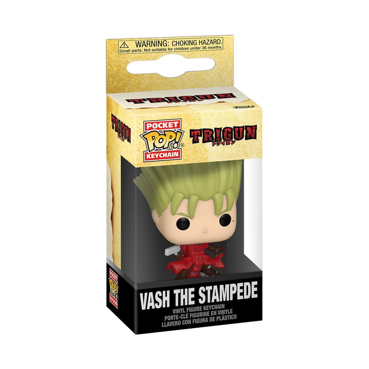 Funko Pocket Pop! Trigun Keychain - Vash The Stampede