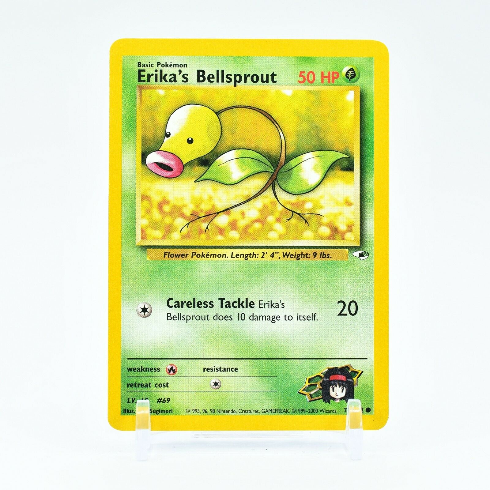 Erika's Bellsprout - 76/132 Gym Heroes Unlimited Common Pokemon - NM