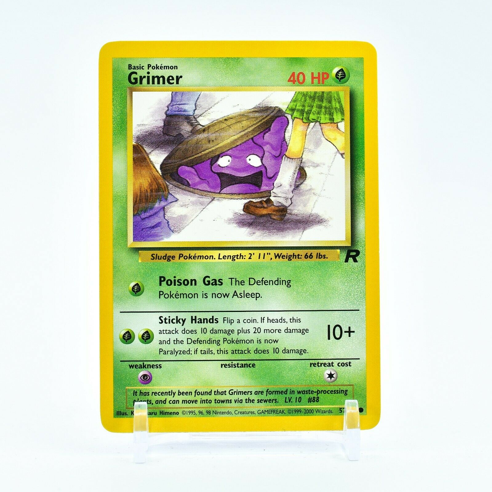 Grimer - 57/82 Team Rocket Unlimited Common Pokemon - NM