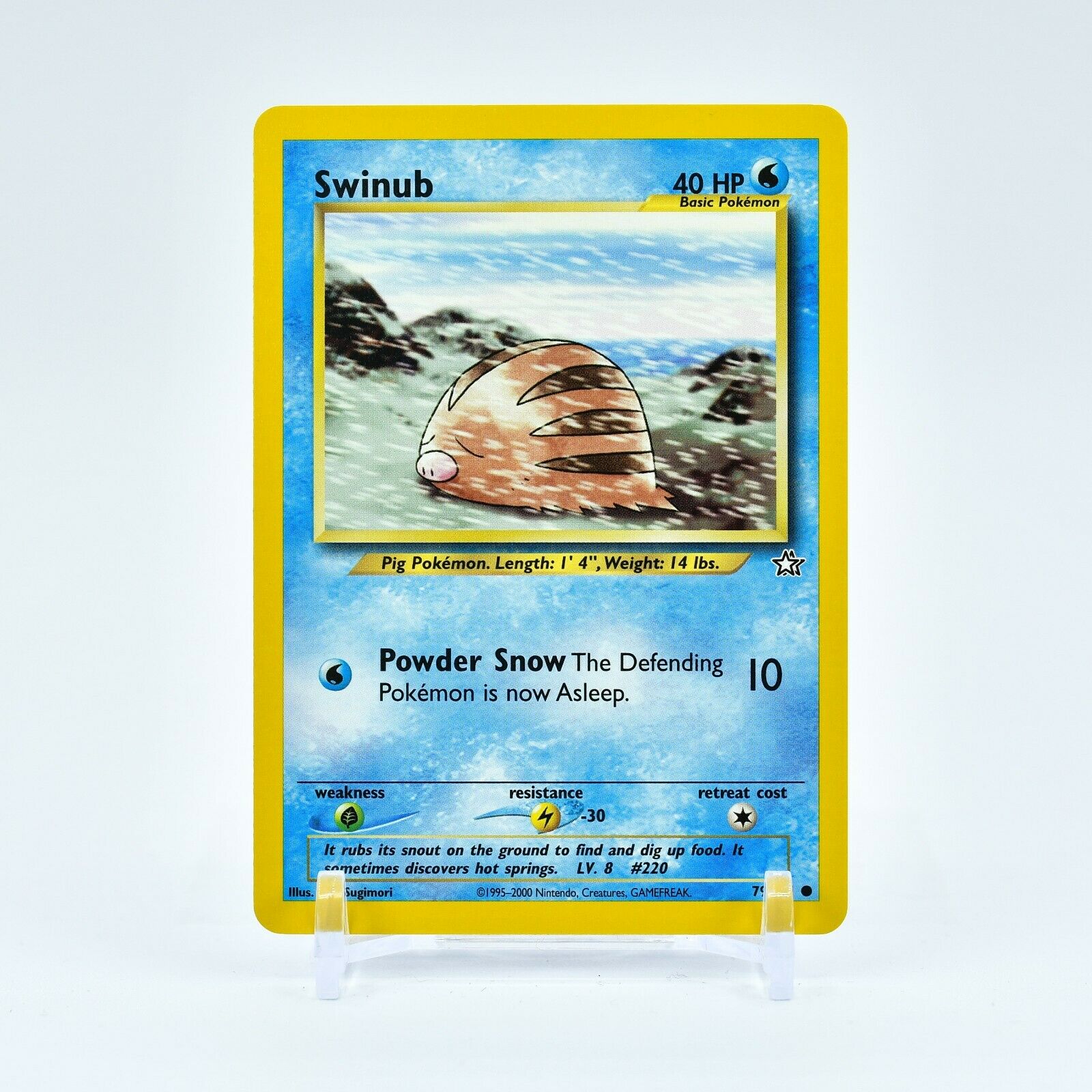 Swinub - 79/111 Neo Genesis Unlimited Common Pokemon - NM
