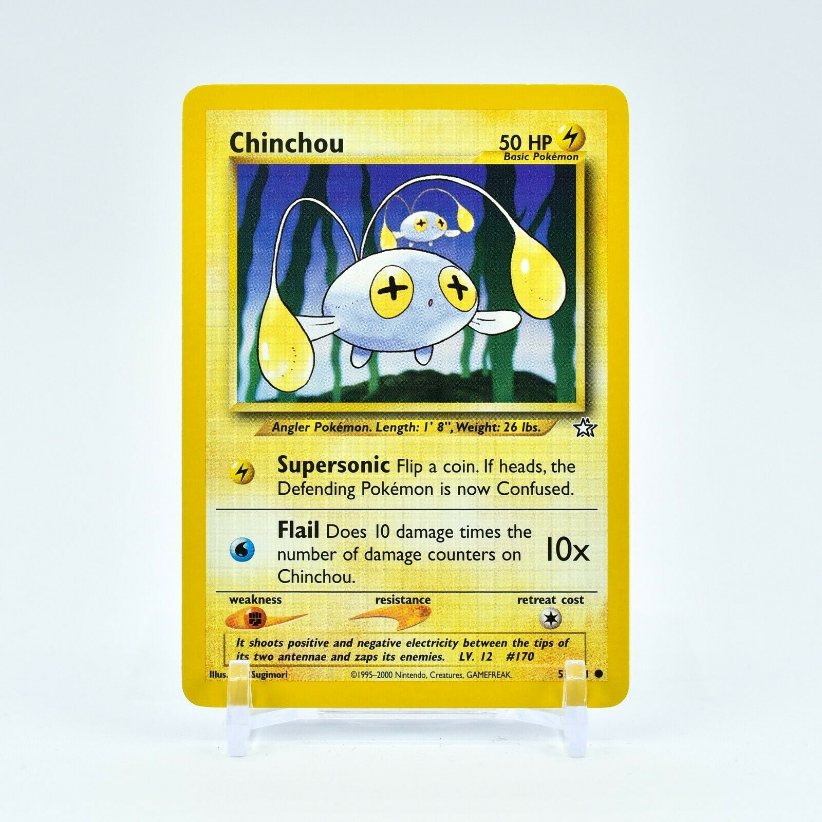 Chinchou - 55/111 Neo Genesis Unlimited Common Pokemon - NM
