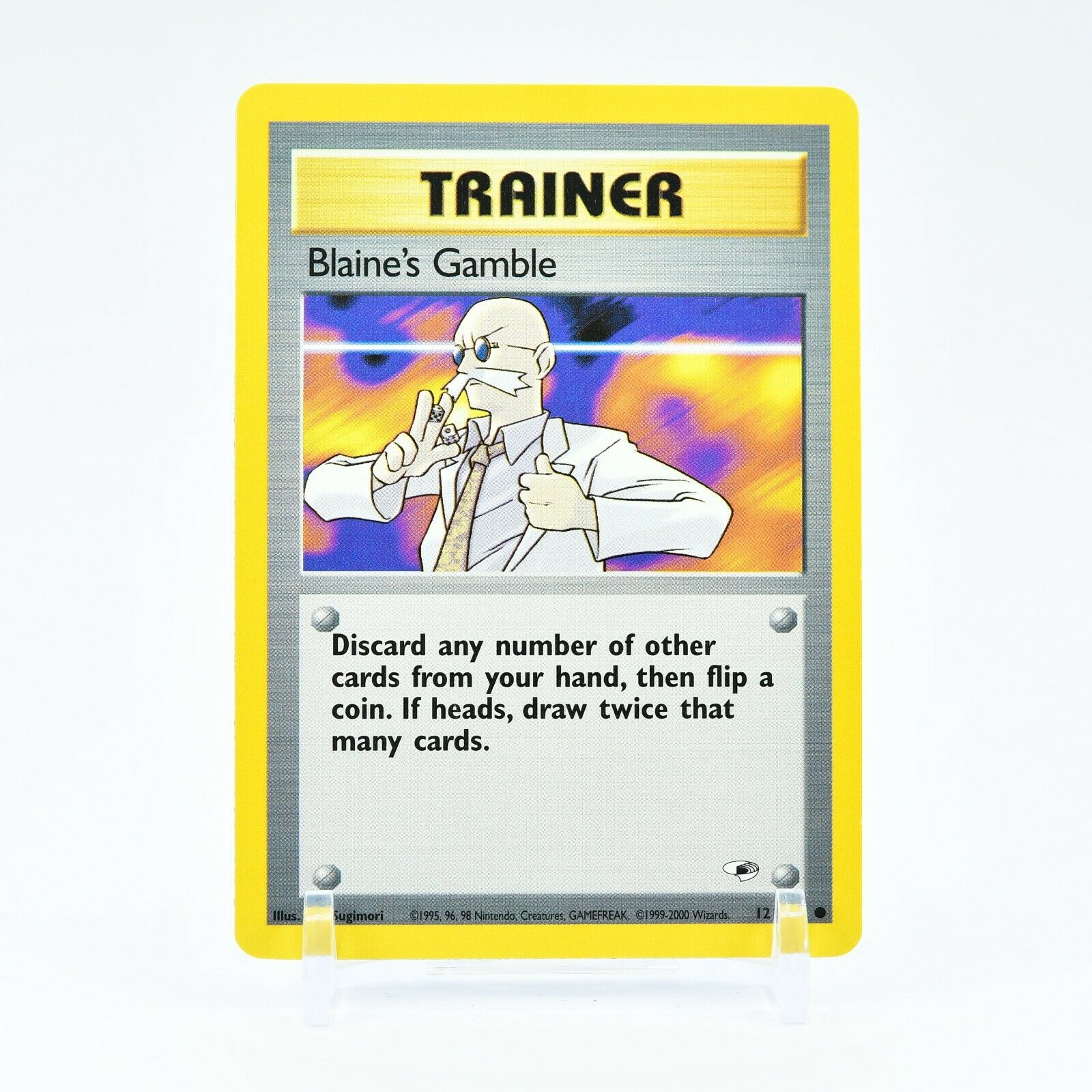 Blaine's Gamble - 121/132 Gym Heroes Unlimited Common Trainer - NM