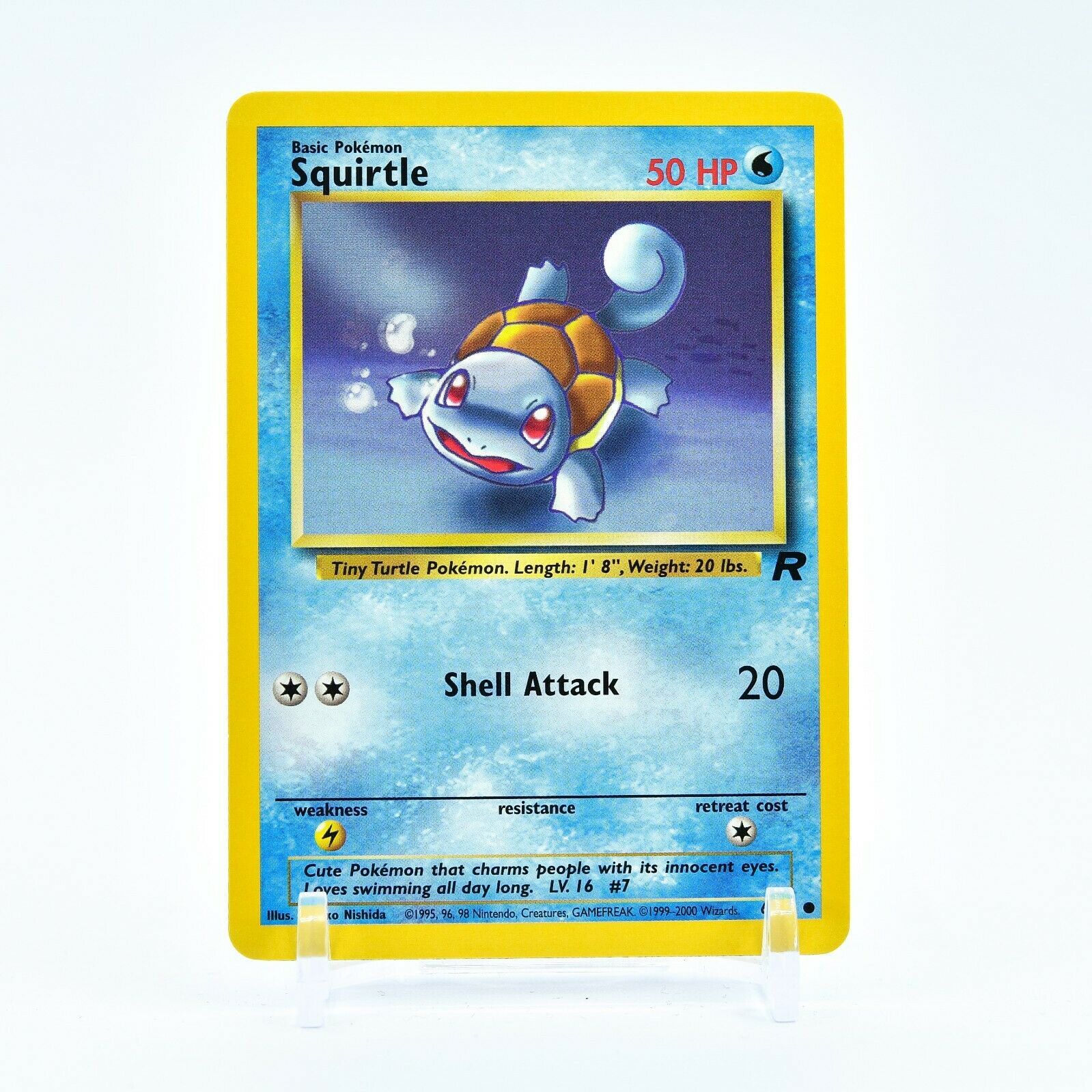 Squirtle - 68/82 Team Rocket Unlimited Common Pokemon - NM