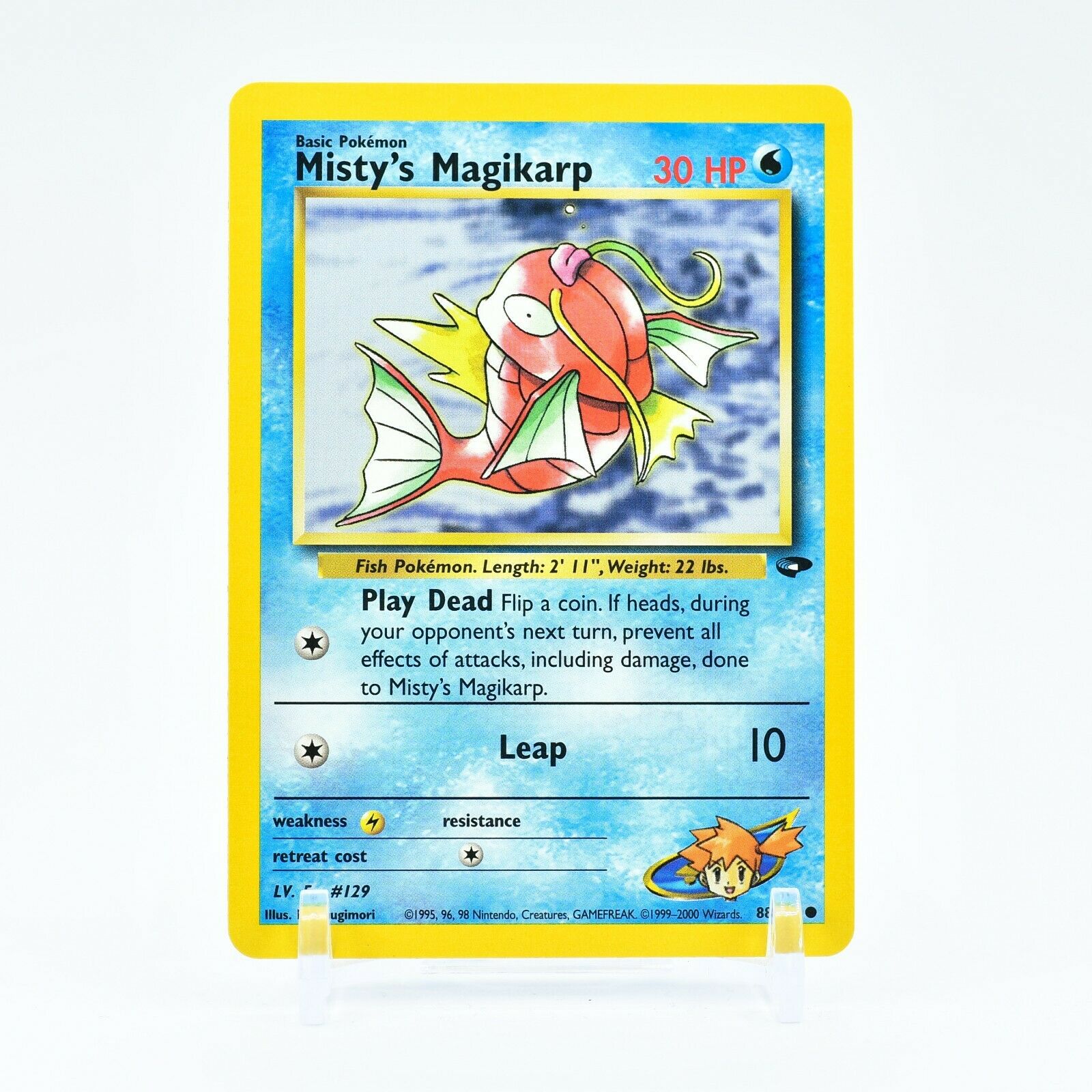Misty's Magikarp - 88/132 Gym Challenge Unlimited Common Pokemon - NM