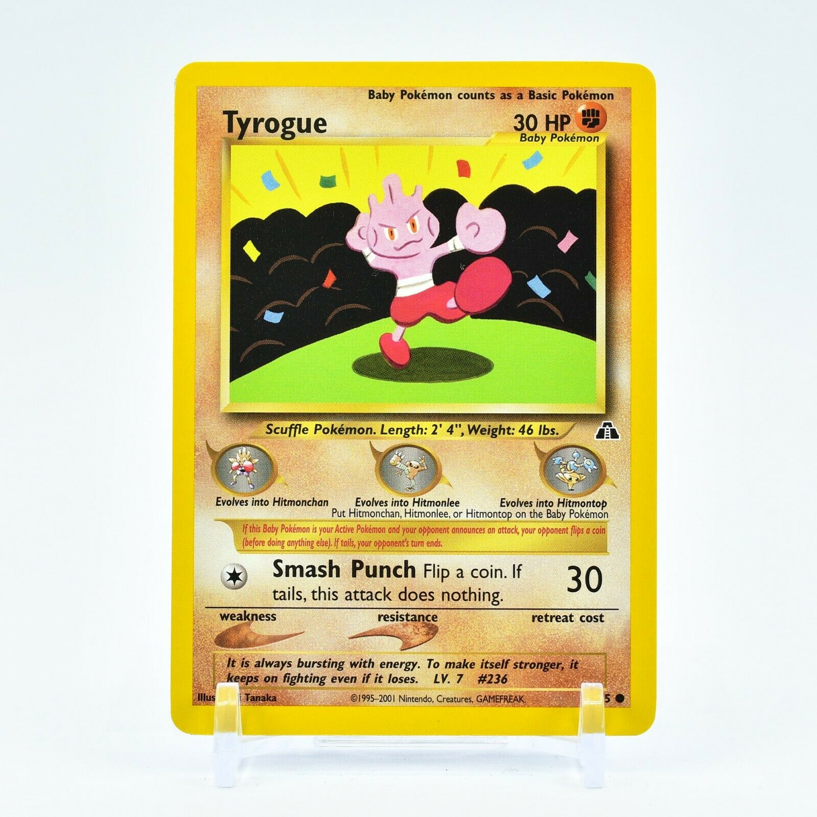 Tyrogue - 66/75 Neo Discovery Unlimited Common Pokemon - NM