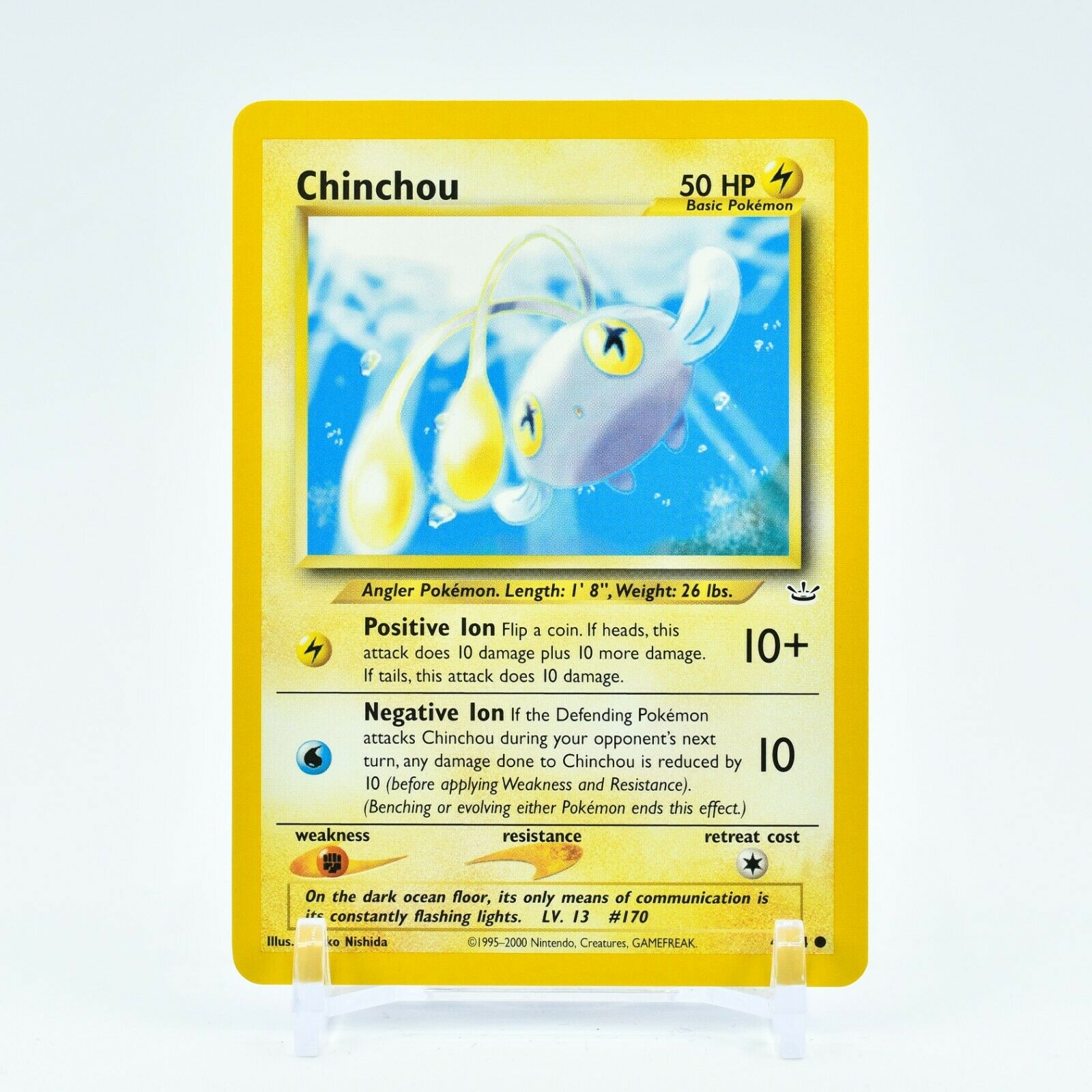 Chinchou - 42/64 Neo Revelation Unlimited Common Pokemon - NM