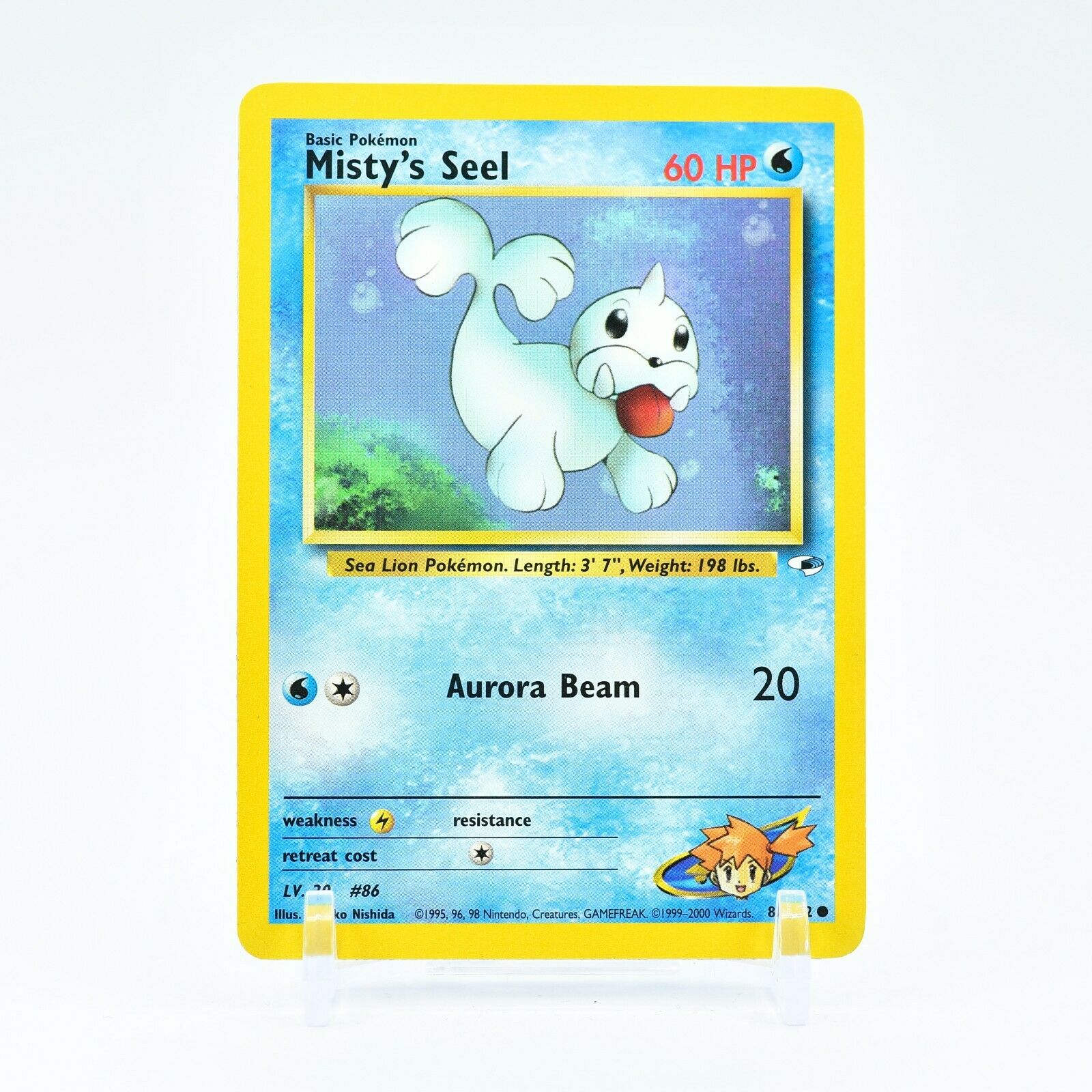 Misty's Seel - 88/132 Gym Heroes Unlimited Common Pokemon - NM