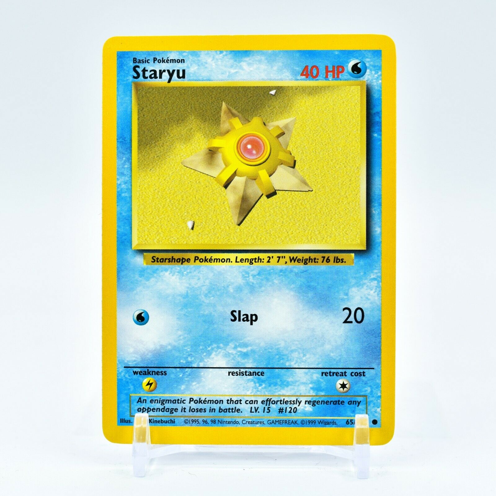Staryu - 65/102 Base Set Unlimited Common Pokemon - NM