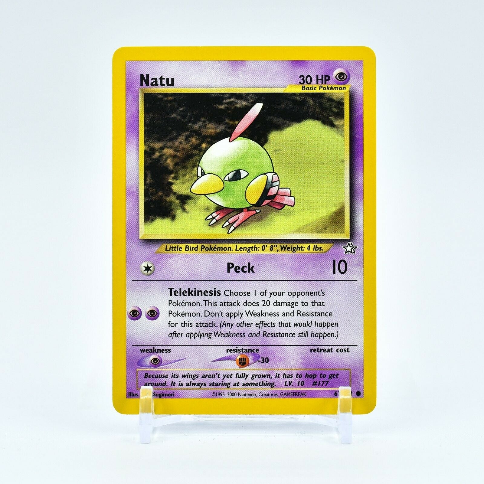 Natu - 67/111 Neo Genesis Unlimited Common Pokemon - NM