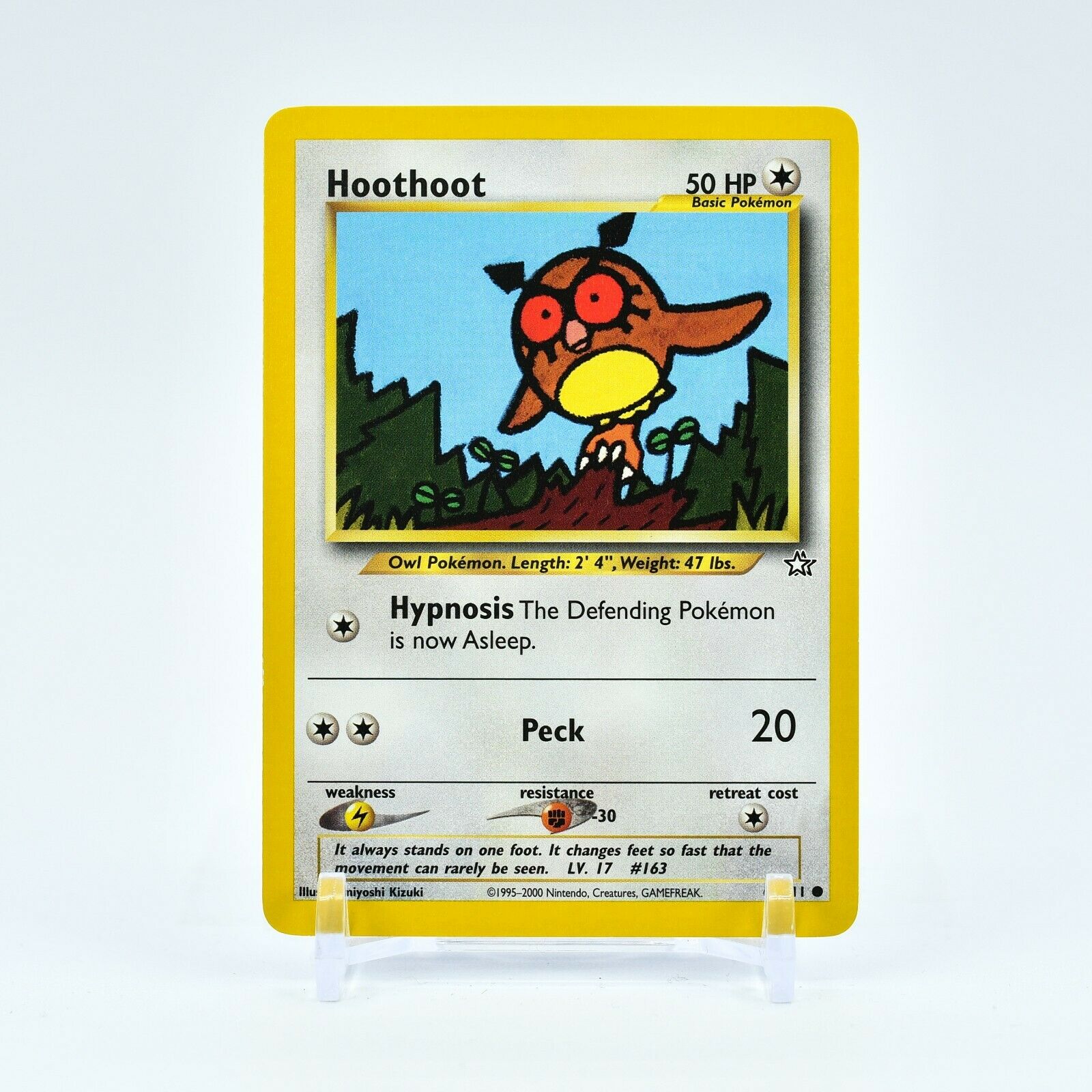 Hoothoot - 60/111 Neo Genesis Unlimited Common Pokemon - NM