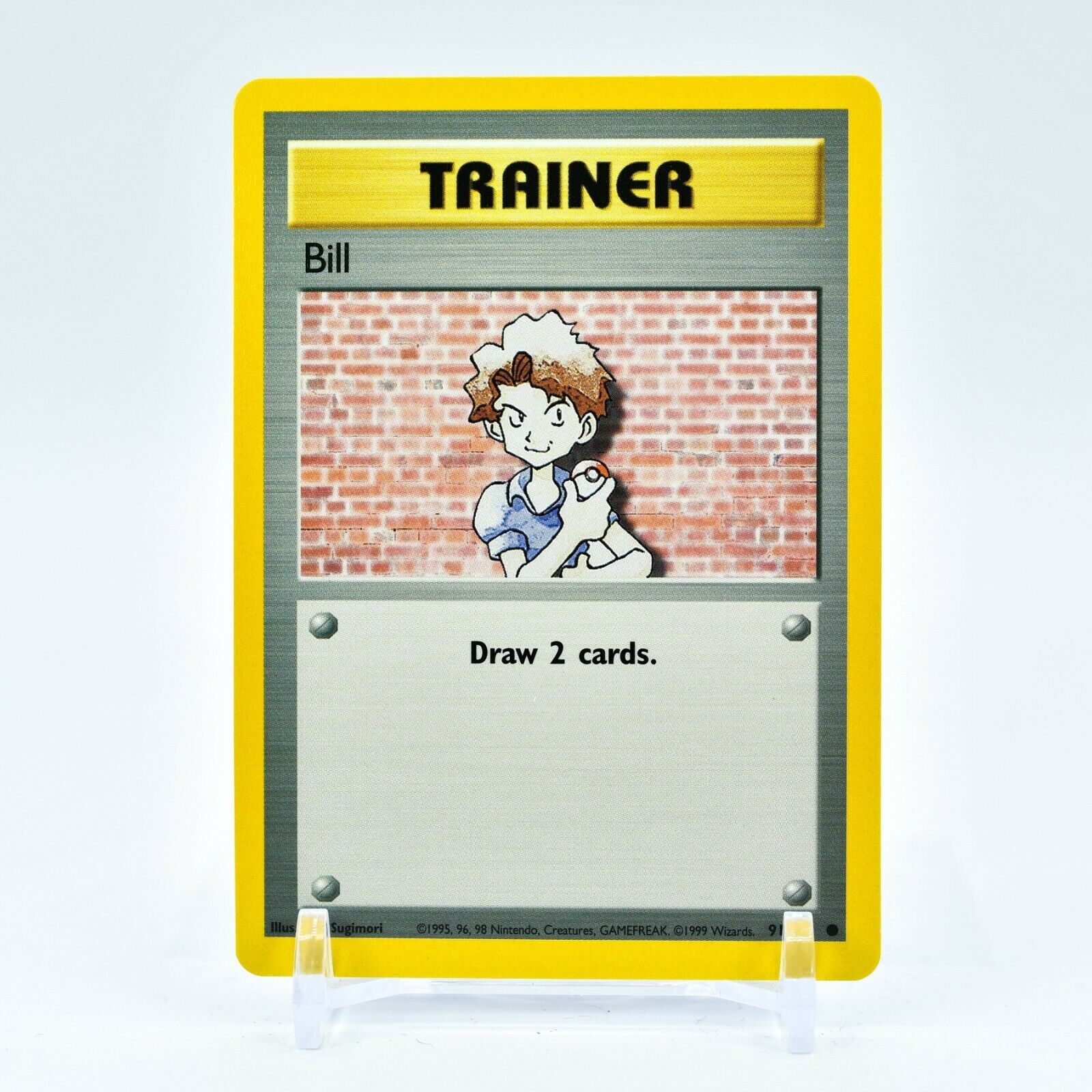 Bill - 91/102 Base Set Unlimited Common Trainer - NM