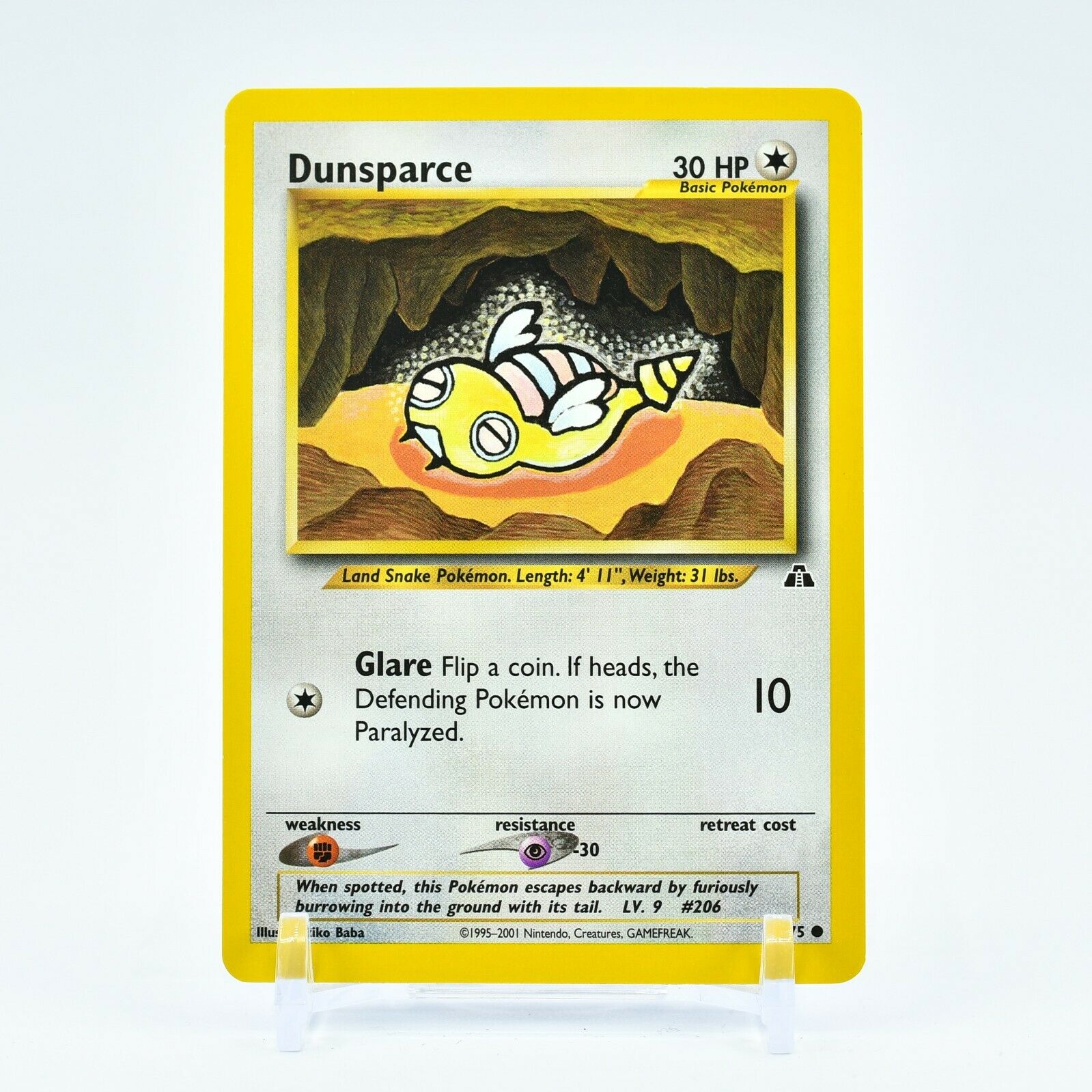 Dunsparce - 54/75 Neo Discovery Unlimited Common Pokemon - NM