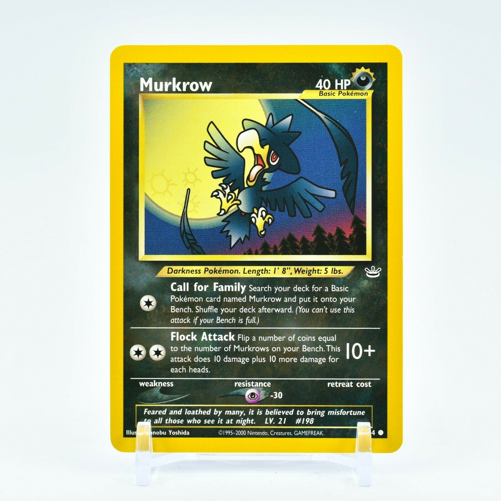 Murkrow - 46/64 Neo Revelation Unlimited Common Pokemon - NM