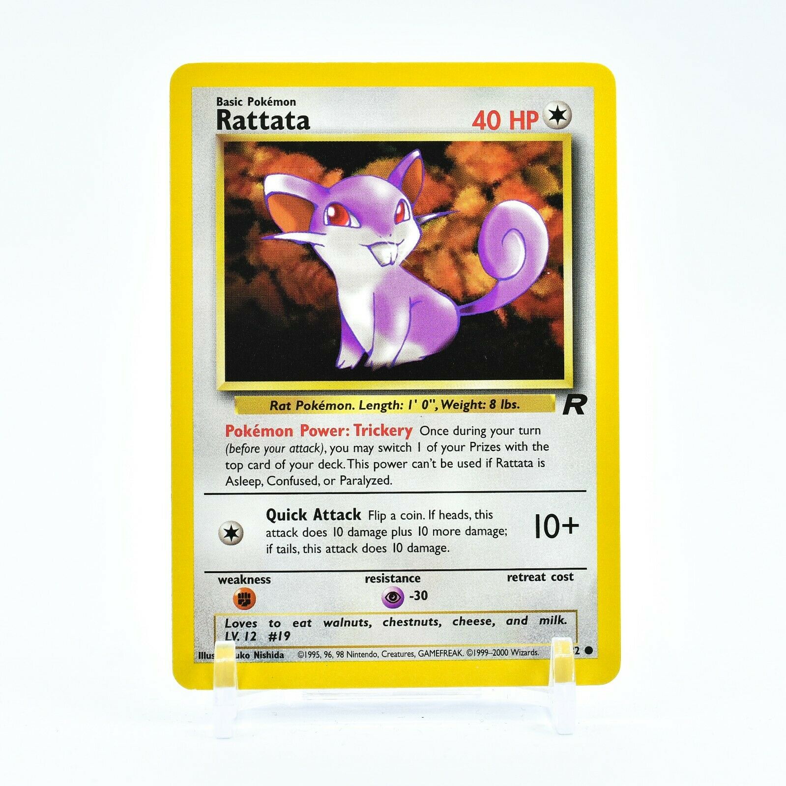 Rattata - 66/82 Team Rocket Unlimited Common Pokemon - NM