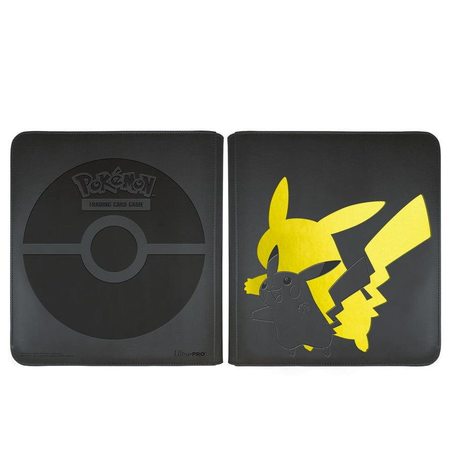 Pokemon PREMIUM Elite Binder - Ultra PRO Side Loading 12 Pocket - Pikachu