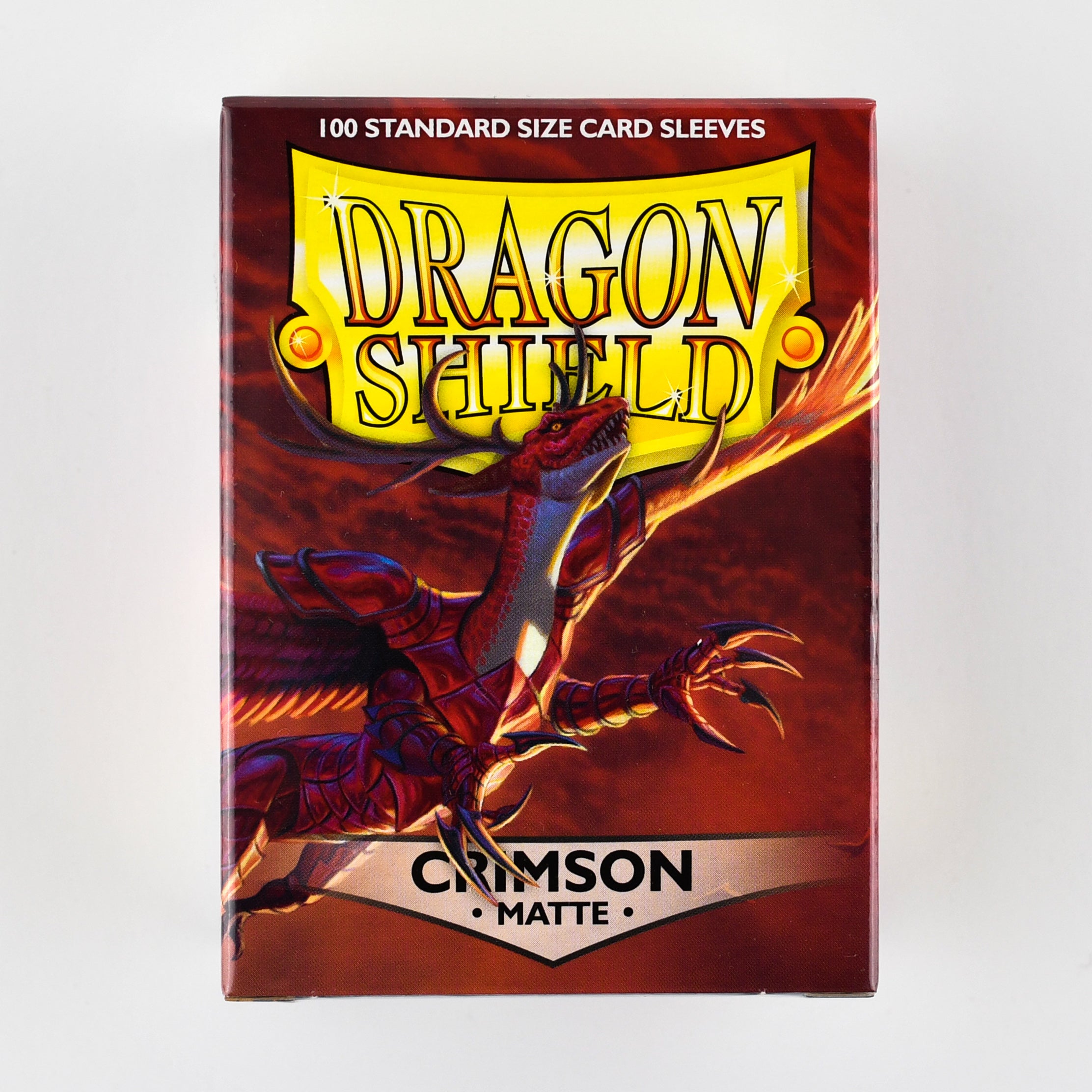 Dragon Shield Standard Card Sleeves - Matte Crimson (100 Count)