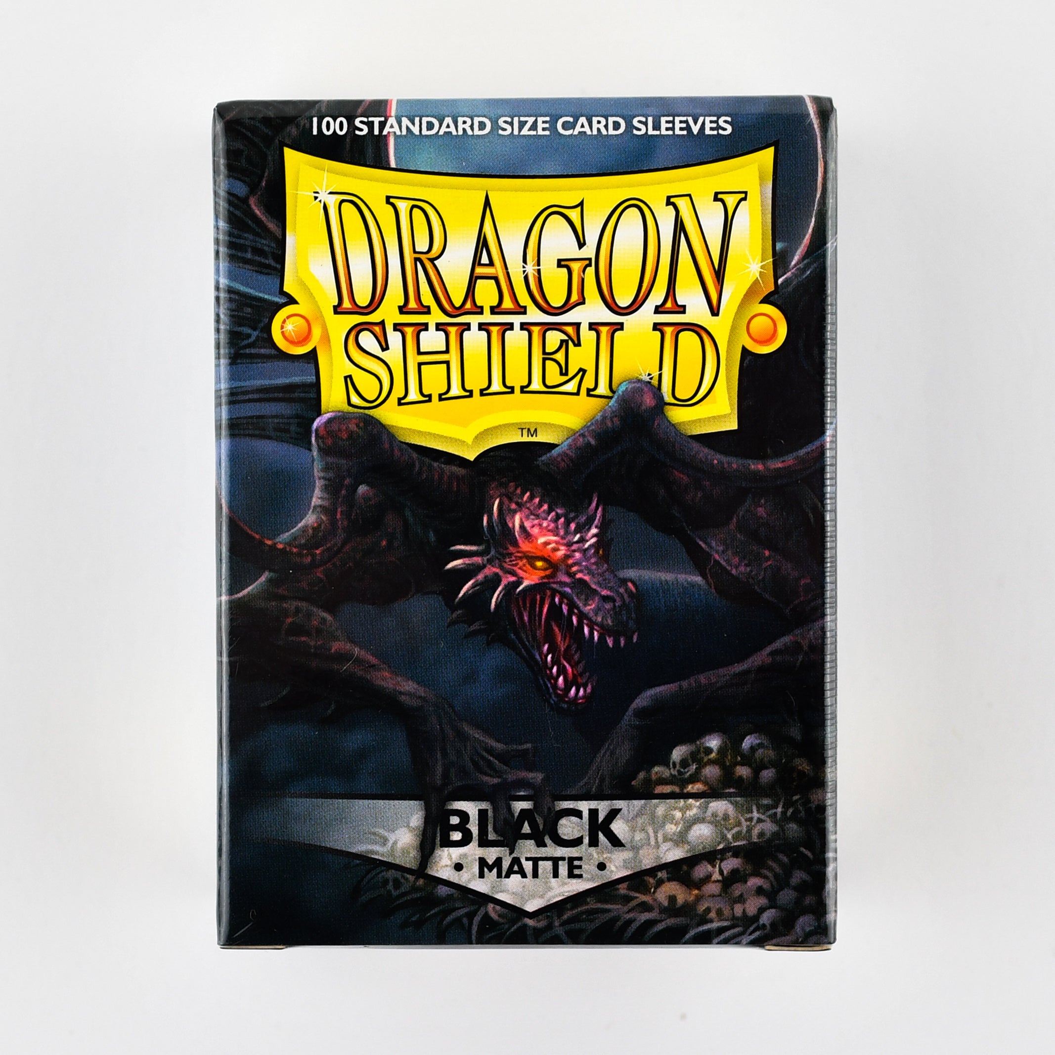 Dragon Shield Standard Card Sleeves - Matte Black (100 Count)