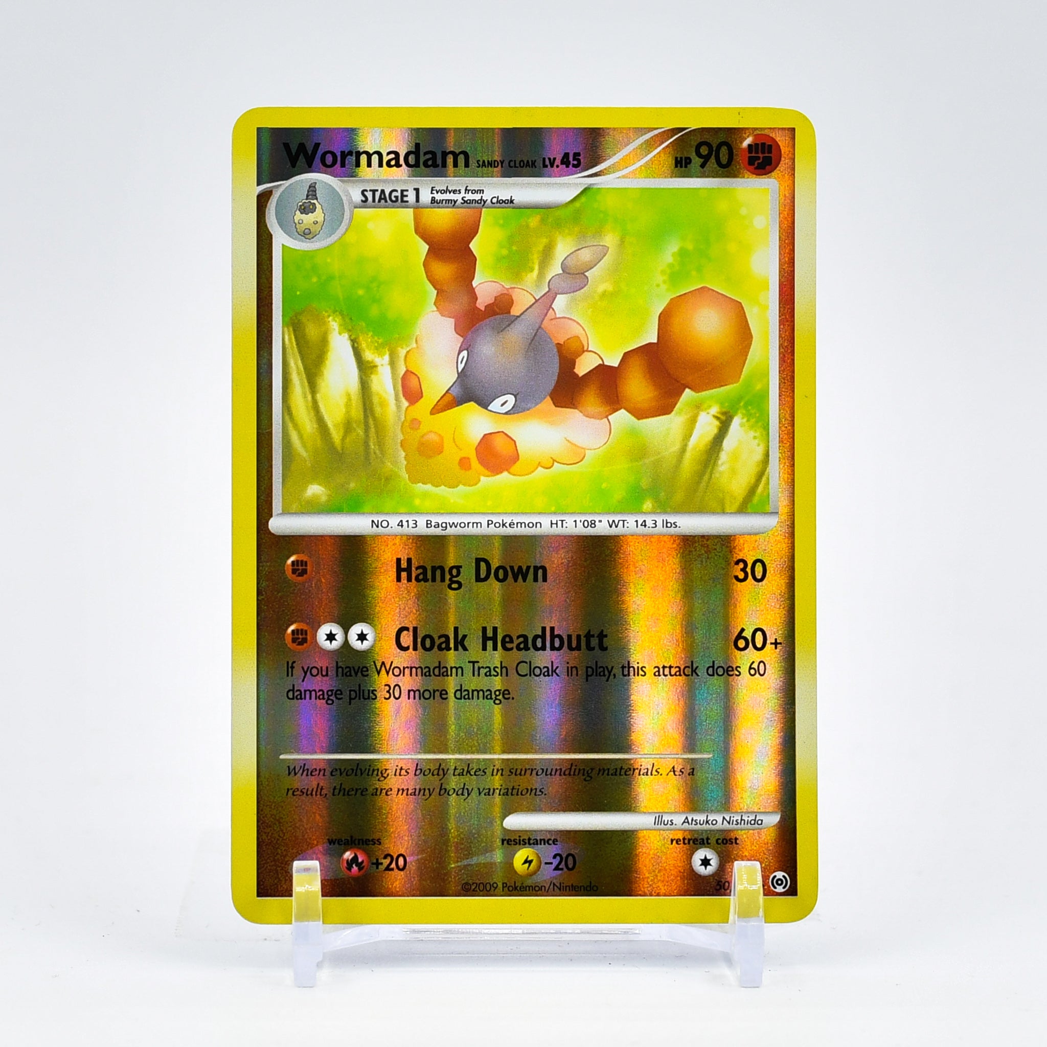 Wormadam - 50/99 Arceus Reverse Holo Uncommon Pokemon - NM